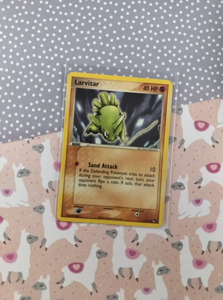 Vintage Common - Larvitar POP Series 1 Non-Holo Pokemon Card 11/17 - VG