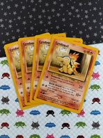 Vintage Common - Set/4 Cyndaquil Neo Genesis Non-Holo Pokemon Cards 57/111 - LP