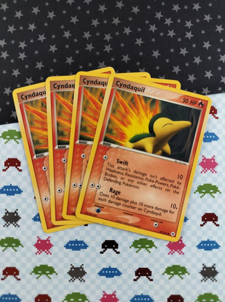 Vintage Common- Set/4 Cyndaquil Hidden Legends Non-Holo Pokemon Cards 59/101 - LP
