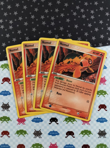 Vintage Common- Set/4 Numel ex Deoxys Non-Holo Pokemon Cards 68/107 - LP