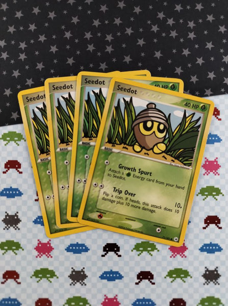 Vintage Common- Set/4 Seedot Hidden Legends Non-Holo Pokemon Cards 71/101 - LP