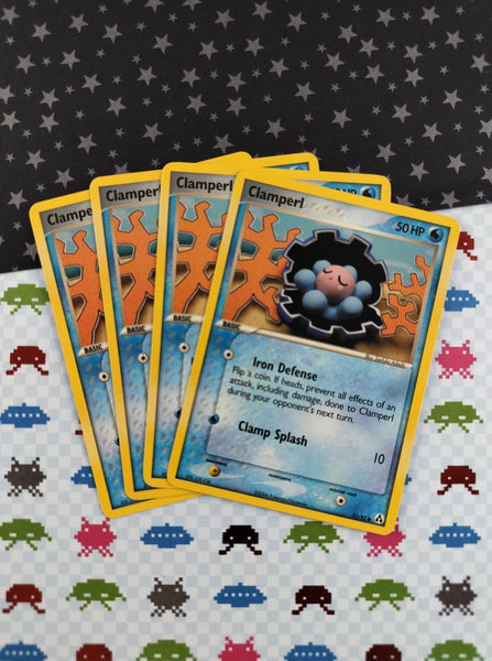 Vintage Common- Set/4 Clamperl Legend Maker Non-Holo Pokemon Cards 51/92 - LP