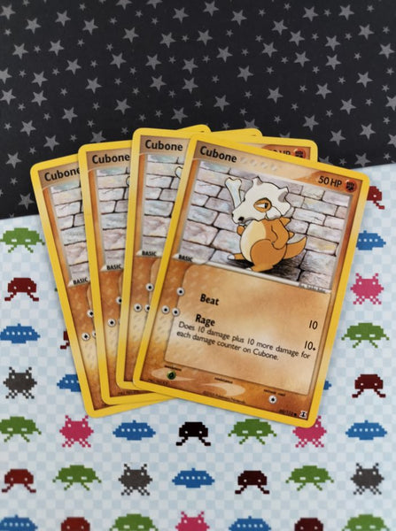 Vintage Common- Set/4 Cubone Delta Species Non-Holo Pokemon Cards 60/113 - LP