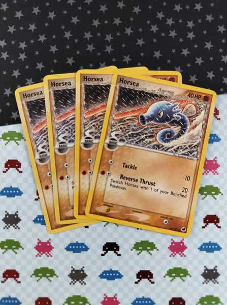 Vintage Uncommon - Set/4 Horsea ex Dragon Frontiers Non-Holo Pokemon Cards 31/101 - LP