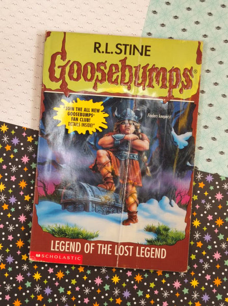 Vintage 1996 1st Printing R.L. Stine Goosebumps #47, Legend of the Lost Legend Softcover
