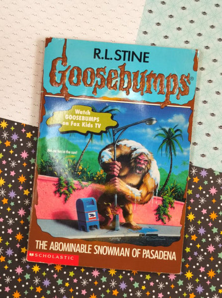 Vintage 1990's R.L. Stine Goosebumps #38, The Abominable Snowman of Pasadena Softcover