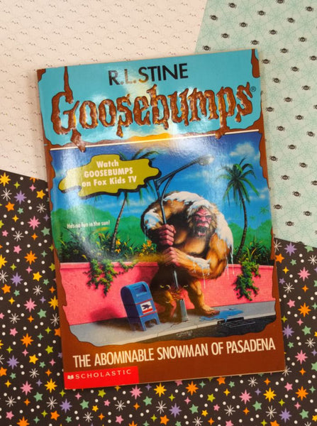 Vintage 1990's R.L. Stine Goosebumps #38, The Abominable Snowman of Pasadena Softcover