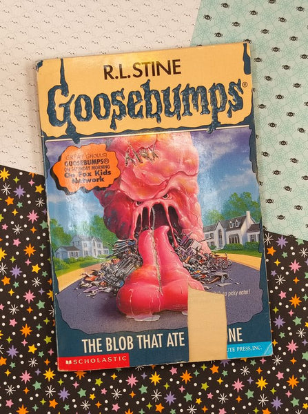 Vintage 1997 Parachute Press R.L. Stine Goosebumps #55 The Blob That Ate Everyone Softcover
