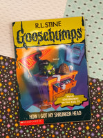 Vintage 1996 1st Printing R.L. Stine Goosebumps #39, How I Got My Shrunken Head Softcover
