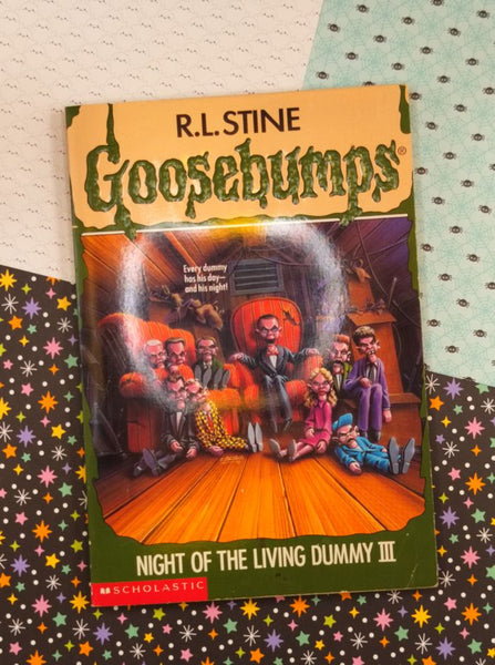 Vintage 1990's R.L. Stine Goosebumps #40, Night of the Living Dummy III Softcover