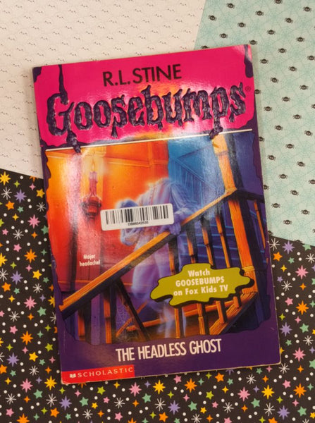 Vintage 1990's R.L. Stine Goosebumps #37, The Headless Ghost Softcover