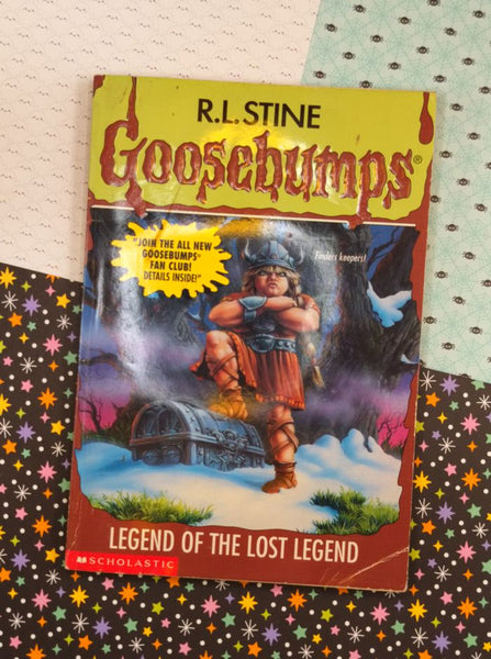 Vintage 1996 1st Printing R.L. Stine Goosebumps #47, Legend of the Lost Legend Softcover