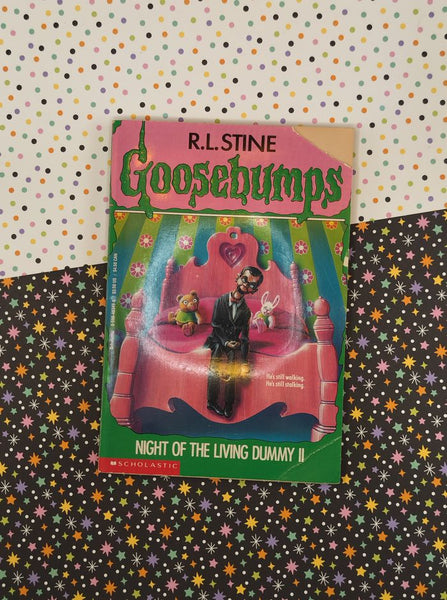 Vintage 1995 1st Printing R.L. Stine Goosebumps #31, Night of the Living Dummy II Softcover