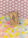 Vintage Stamp Affair 3480 Basil Herbs Rubber Stamp Block