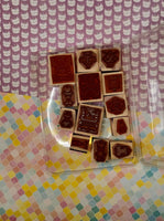 Vintage 2003 Stampin' Up Rubber Stamp Blocks Set/13, "Rad Robots"