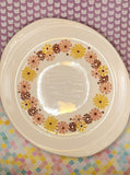 Vintage American Heritage Dinnerware Stetson Pink/Yellow Floral Serving Platter
