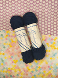 Vintage Brentwood Yarns Blackstone 100% Orlon Acrylic, Lot of 2 Clean Skeins, Navy Blue