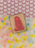 Vintage 1989 D.O.T.S. H130 Keep it Up Teddy Bear Rubber Stamp Block