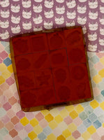 Vintage 1998 PSX "Little Somethings" Miniature Rubber Stamp Block Set