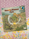 Vintage 1990 Golden Book (Wendy's Kids' Meal): Amazing Dinosaur Facts, Look-Look Book Softcover