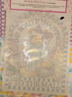 Vintage PLAID Iron-On Transfers Pocket Full of Dreams "Let's Go Shopping" SEALED