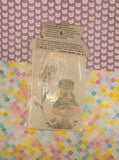Vintage Panda Prints Hot Prints 100 HP 101 Meditating Frog w/Flower SEALED