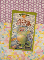 RARE HTF Vintage 1980 1st Printing Wanderer Puzzlebacks aMAZEing Monster Crack-Ups Softcover