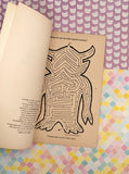 RARE HTF Vintage 1980 1st Printing Wanderer Puzzlebacks aMAZEing Monster Crack-Ups Softcover