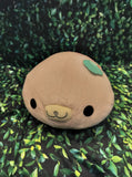 2019 San-X Co. Mamegoma Siro-Goma Mermaid White Seal Large 16" Plush NWT