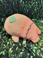 2019 San-X Co. Mamegoma Siro-Goma Mermaid White Seal Large 16" Plush NWT