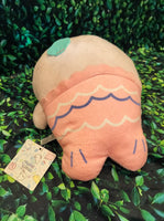 2019 San-X Co. Mamegoma Siro-Goma Mermaid White Seal Large 16" Plush NWT