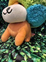 2019 San-X Co. Afro Ken Rainbow Puppy Dog Large 16" Plush NWT
