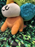 2019 San-X Co. Afro Ken Rainbow Puppy Dog Large 16" Plush NWT