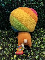 2019 San-X Co. Afro Ken Rainbow Puppy Dog Large 16" Plush NWT