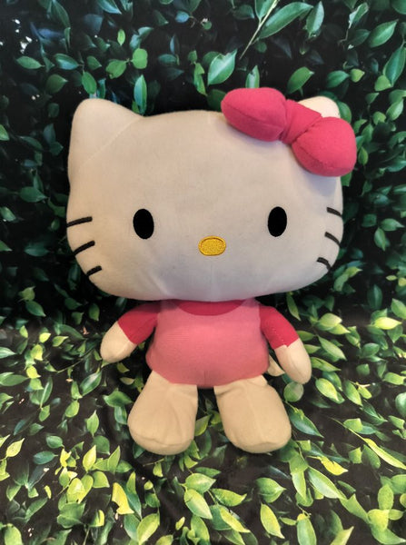 2013 Sanrio Hello Kitty Pink Medium Plush, 12", Nice & Clean