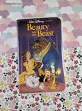Vintage Walt Disney's "Beauty and the Beast" Clamshell VHS Tape, Great Shape