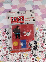 Vintage Walt Disney's 101 Dalmation Miniature Toy Set: Jasper Gets Bitten NOS