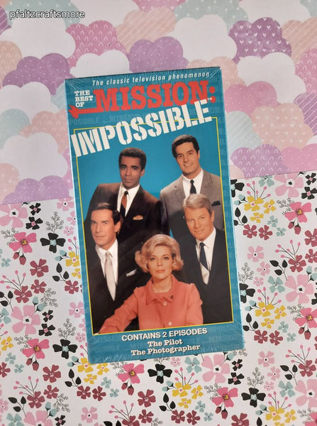 Vintage 1996 The Best of Mission Impossible The Bunker (Parts 1 & 2) VHS Tape Sealed, New