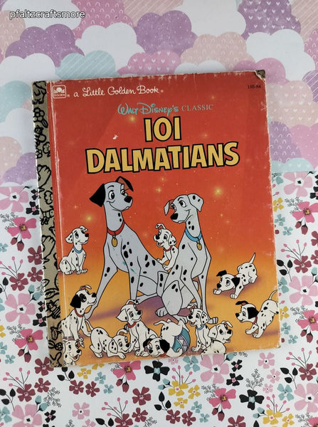 Vintage 1992 Little Golden Book: Walt Disney's 101 Dalmations Hardcover