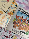 Vintage 1972 Durabook The Flintstones on a Picnic (With Dino) Cardboard Cover