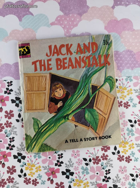 Vintage 1976 Tell-A-Story Book, Jack and the Beastalk Hardcover