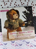 Knitting Crafty Softcover Books for Knitting Teddy Bears, Set/3 Softcovers
