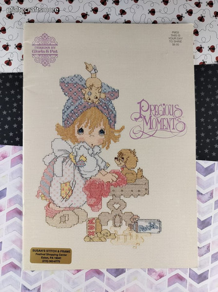 Vintage 1993 1st Printing Designs by Gloria & Pat Precious Moments This is Your Day to Shine PM-33 Softcover Booklet