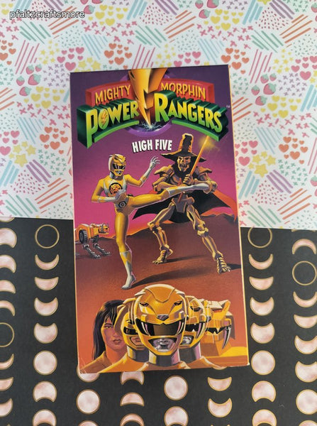 Vintage 1993 Mighty Morphin Power Rangers: High Five VHS Tape