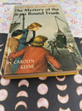 Vintage 1940 Nancy Drew Mystery Stories: The Mystery of the Brass Bound Trunk Hardcover