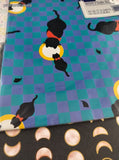 Vintage Ambassador Black Cat All Occasion Gift Wrap Wrapping Paper, 2 Sheets New