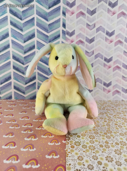 TY Beanie Baby - Hippie, Bunny - May 4, 1998