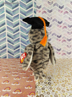 Vintage TY Beanie Baby - Wiser, Graduation Owl - June 4, 1999