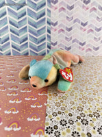 Vintage TY Beanie Baby - Sammy, Rainbow Bear - June 23, 1998