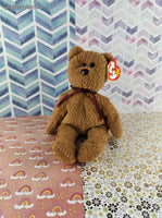 Vintage TY Beanie Baby - Curly, Bear - April 12, 1996